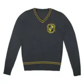 Harry Potter Hufflepuff Grey Knitted Sweater Large