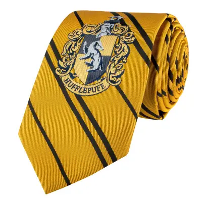 Harry Potter Hufflepuff woven logo kids necktie