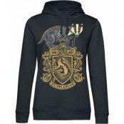 Harry Potter Luvtröja - Hufflepuff - S M - för Dam - svart