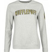 Harry Potter Sweatshirt - Hufflepuff - S XL - för Dam - grå