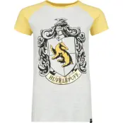 Harry Potter T-shirt - Hufflepuff Gold - M - för Dam - grå/gul