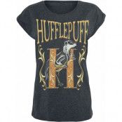 Harry Potter T-shirt - Hufflepuff - S XXL - för Dam - skiffer