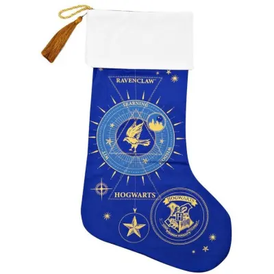 Harry Potter Dekorationsprodukter - Ravenclaw Weihnachtsstrumpf - för None - flerfärgad