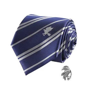 Harry Potter Ravenclaw Deluxe Tie with metal pin