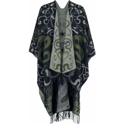 Harry Potter Cardigan - Slytherin - Oversize - för Dam - flerfärgad