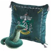 Harry Potter - Cushion with Mascot Plush - Slytherin