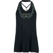 Harry Potter - Gothic Halternecks - Slytherin - M - för Dam - svart