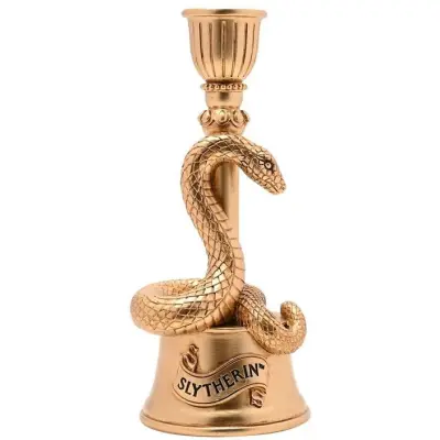 Harry Potter Ljusstake - Alumni 3D Candle Holder - Slytherin Snake - för None - guldfärgad