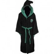 Harry Potter Slytherin Kids Poly Fleece Robe Black/Green X-Large