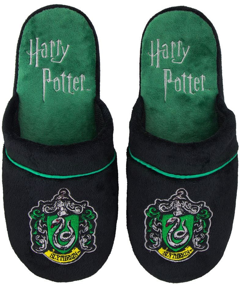 Harry Potter - Slytherin Slippers Black - Harry Potter-butiken