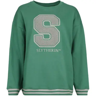 Harry Potter Sweatshirt - Slytherin - L - för Dam - grön
