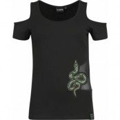 Harry Potter T-shirt - Slytherin - S XXL - för Dam - svart