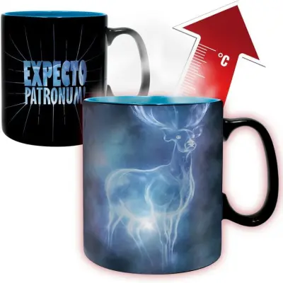 Harry Potter Mugg - Patronus - Tasse mit Thermoeffekt - för None - flerfärgad
