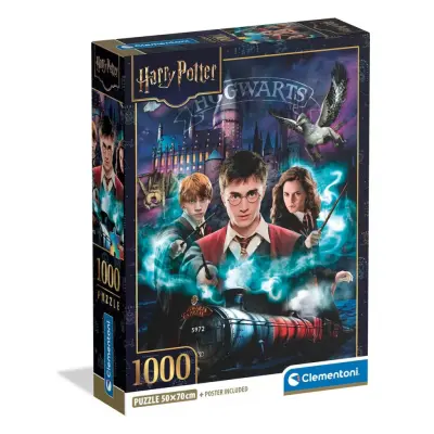 Clementoni Harry Potter Hogwarts Pussel 1000 bitar - Harry Potter -  Leksaksaffären