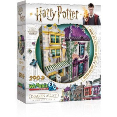 Harry Potter 3D Pussel Madam Malkin´s&Florean Fortescue´s Ice Cream 290 bitar
