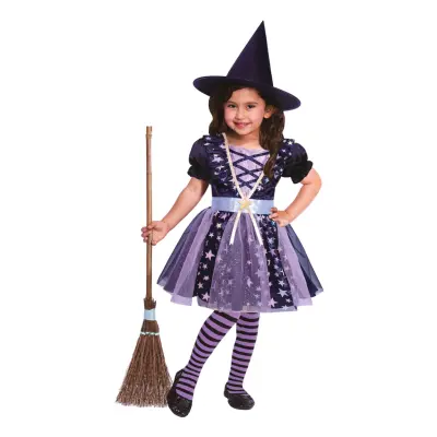 Förtrollad Häxa Barn Maskeraddräkt - X-Small