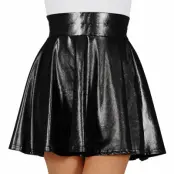 Kjol Svart Metallic - Medium