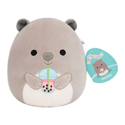 Squishmallows 19cm Wesley Wombat - Squishmallows -  Leksaksaffären