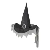 Häxhatt Svart med Tyll - One size